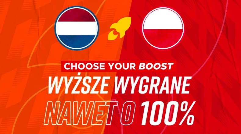 Holandia - Polska i wygrane wyższe o 100% w Betclic!
