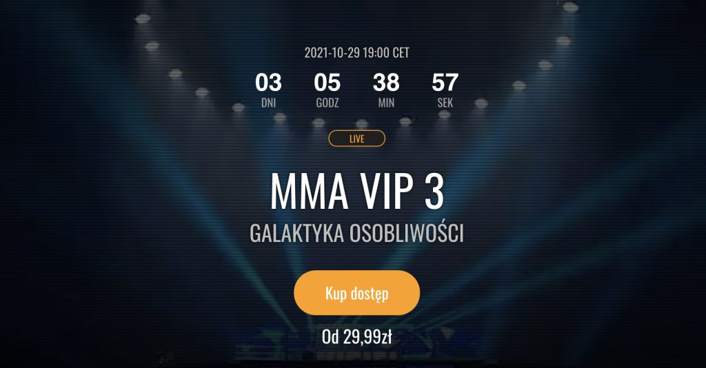MMA VIP 3 online PPV